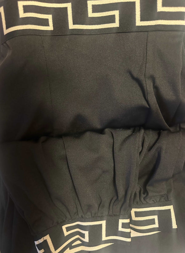 Black & Cream Jumper