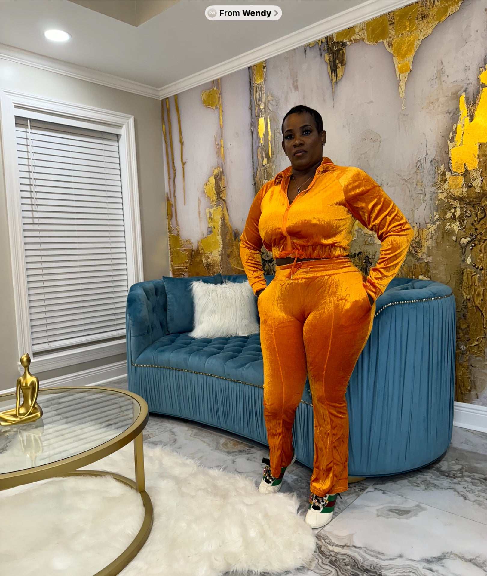 Solid Velvet Microflare Pants Sets
