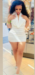 All White Mini Dress